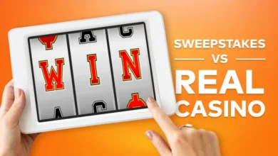 Sweepstakes casino vs. real money casino 